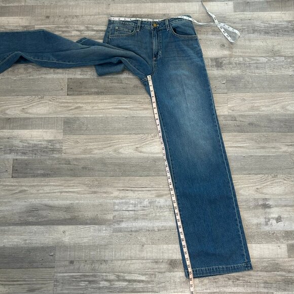 L'agence Wide Leg High Rise Medium Wash Scottie Jeans Women's I17 - Picture 4 of 6